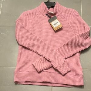 NWT The North Face Pink Cowl Neck Sweater